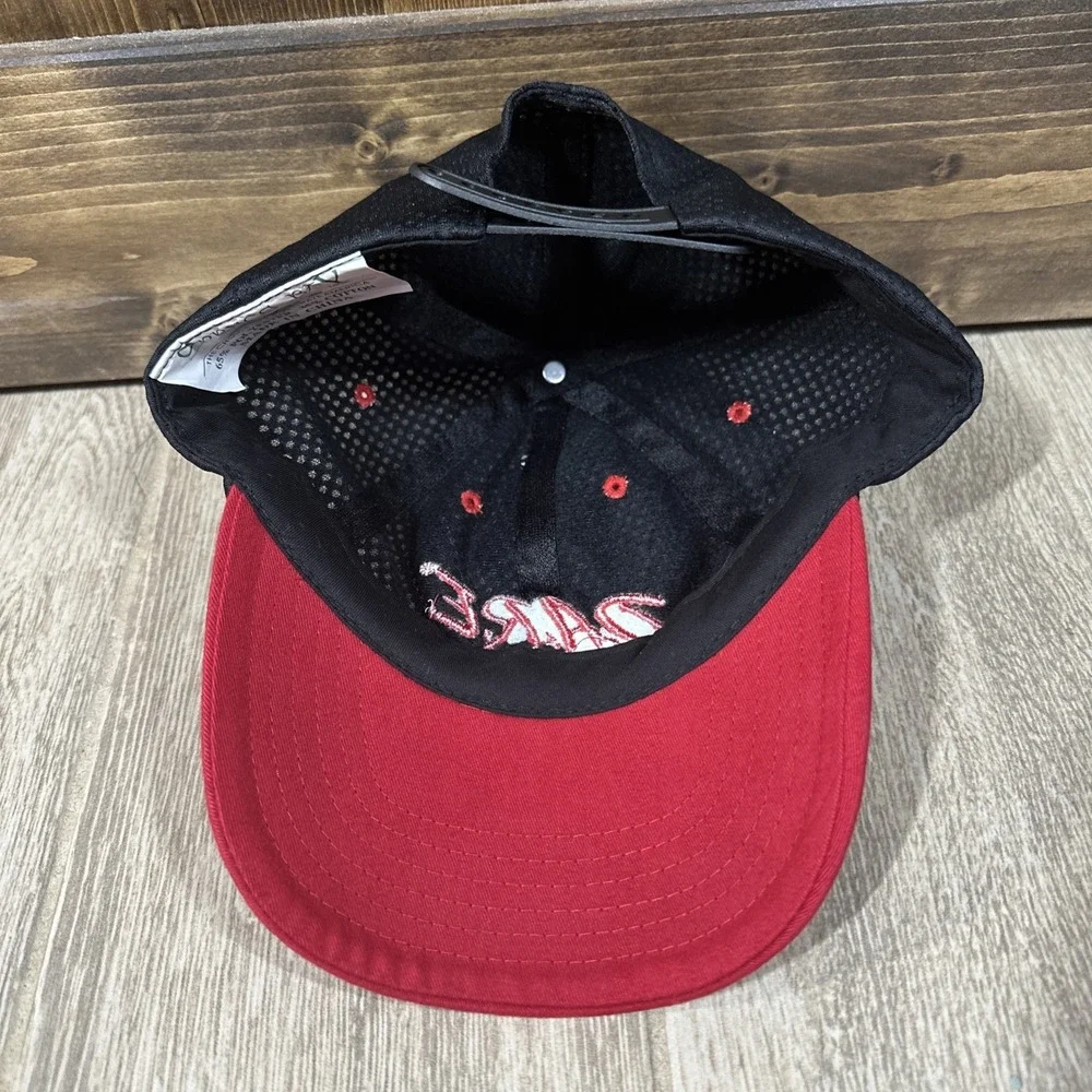 VTG NWOT RARE D.A.R.E. Classic mesh black red SnapBack hat Breathable 80 90s 00s